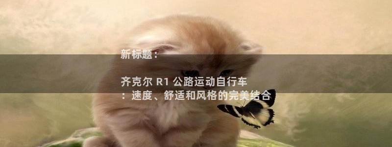 新版尊龙|新标题:
齐克尔 R1 公路运动自行车
:速度、舒适和风格的完美结合(图1) 新版尊龙